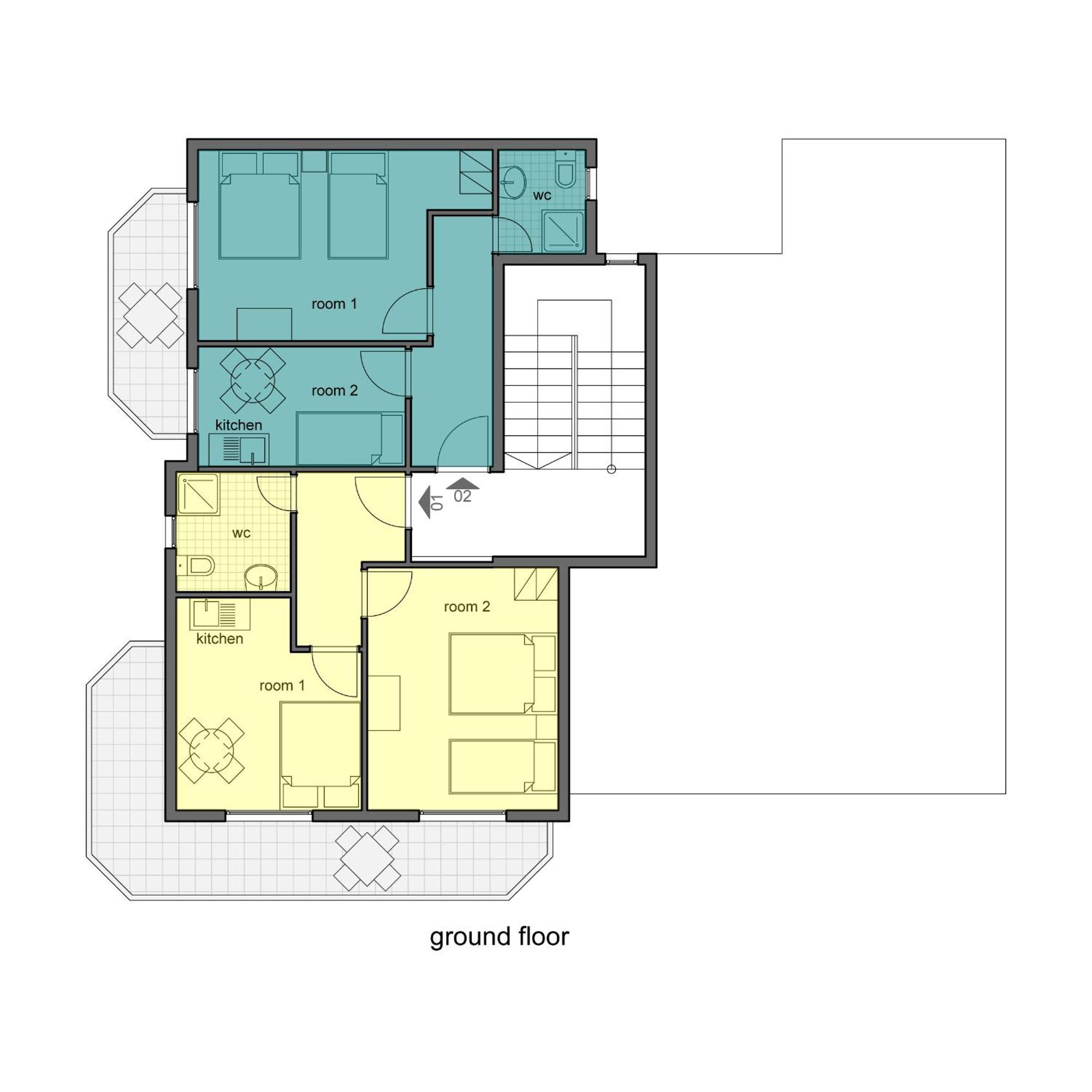 Apartments Stavroula Ηospitality فراسنا المظهر الخارجي الصورة
